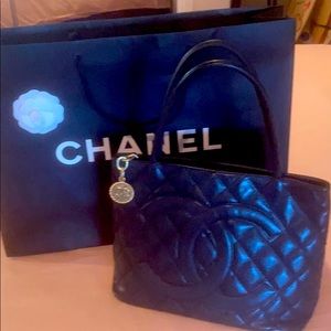 Chanel Caviar Timeless Medallion Tote